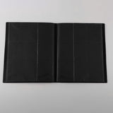 Maxbell 9 Pocket Album Folder Clear Trading Card Binder for Baseball Cards Black