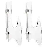 Maxbell Wall Mounted Katana Sword Stand Universal Acrylic Home Decor Collection clear