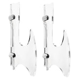 Maxbell Wall Mounted Katana Sword Stand Universal Acrylic Home Decor Collection clear