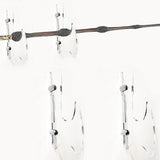 Maxbell Wall Mounted Katana Sword Stand Universal Acrylic Home Decor Collection clear