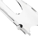Maxbell Wall Mounted Katana Sword Stand Universal Acrylic Home Decor Collection clear