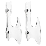 Maxbell Wall Mounted Katana Sword Stand Universal Acrylic Home Decor Collection clear
