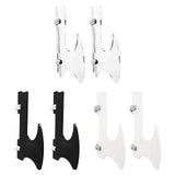 Maxbell Wall Mounted Katana Sword Stand Universal Acrylic Home Decor Collection clear