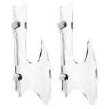 Maxbell Wall Mounted Katana Sword Stand Universal Acrylic Home Decor Collection clear