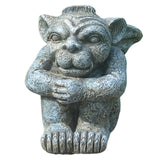 Maxbell Garden Statue Gothic Sitting Sculpture Art Decor for Yard Lawn Decoration Style A