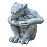 Maxbell Garden Statue Gothic Sitting Sculpture Art Decor for Yard Lawn Decoration Style B