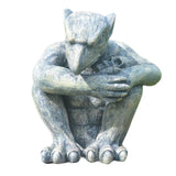 Maxbell Garden Statue Gothic Sitting Sculpture Art Decor for Yard Lawn Decoration Style B