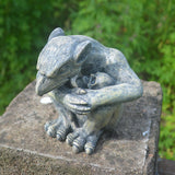 Maxbell Garden Statue Gothic Sitting Sculpture Art Decor for Yard Lawn Decoration Style B