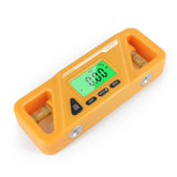 Maxbell Angle Finder Protractor Inclinometer Backlight LED Display with Magnet Orange