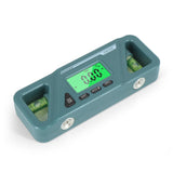 Maxbell Angle Finder Protractor Inclinometer Backlight LED Display with Magnet Green