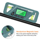 Maxbell Angle Finder Protractor Inclinometer Backlight LED Display with Magnet Green