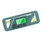 Maxbell Angle Finder Protractor Inclinometer Backlight LED Display with Magnet Green