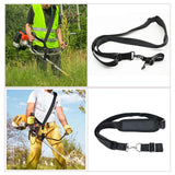 Maxbell Easy Release Shoulder Strap for Lawn Weed Eater Grass Edger Trimmer Silver