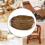 Maxbell Patio Furniture Repair Material 8mm Chair Webbing for DIY Bag Furniture Light Wood Grain