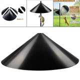Maxbell Hanging Squirrel Baffle for Bird Feeder for Yard Wildlife Care Accessories Rod Style