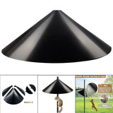 Maxbell Hanging Squirrel Baffle for Bird Feeder for Yard Wildlife Care Accessories Rod Style