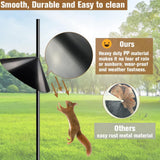 Maxbell Hanging Squirrel Baffle for Bird Feeder for Yard Wildlife Care Accessories Rod Style