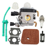 Maxbell Carburetor + 2 Primer Bulbs + Spark Plug + 2 Gaskets for Sthil FS38 FS46