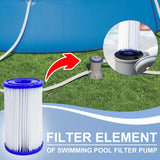 Maxbell Filter Cartridge Element Replacement Filter Pump for Swimming Pool Hot Tub