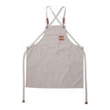 Maxbell Work Bib Apron Barista Apron Gardening Apron for Farmhouse Beige