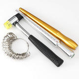 Maxbell Ring Mandrel Finger Sizer Measuring Stick Measurement Tool Ring Sizer Gauge