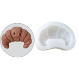 Maxbell Cake Mold Baking DIY Epoxy Resin Casting Silicone Mould 8.8x6.1x3cmHorn Cake