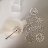 Maxbell Silicone Tube Column Mold Soap Making Molds for Soap Round Decoration