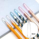 Maxbell 6x Pencil Extender Holders Nibs Caps Pencil Tip Protector Cover for Drawing