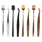 Maxbell 2 in 1 Candle Tweezers Spoon Tools Candle Accessories Set Silver