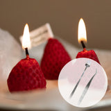 Maxbell 2 in 1 Candle Tweezers Spoon Tools Candle Accessories Set Silver