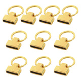 Maxbell 10Pcs Metal Lobster Clasp Clips Key Chain Charms Jewelry Making Buckle Golden