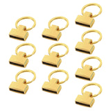 Maxbell 10Pcs Metal Lobster Clasp Clips Key Chain Charms Jewelry Making Buckle Golden