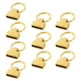 Maxbell 10Pcs Metal Lobster Clasp Clips Key Chain Charms Jewelry Making Buckle Golden