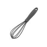 Maxbell Silicone Whisk Kitchen Utensil Non Scratch Mixer Egg Beater Frothing Gray