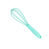 Maxbell Silicone Whisk Kitchen Utensil Non Scratch Mixer Egg Beater Frothing Green