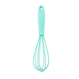 Maxbell Silicone Whisk Kitchen Utensil Non Scratch Mixer Egg Beater Frothing Green