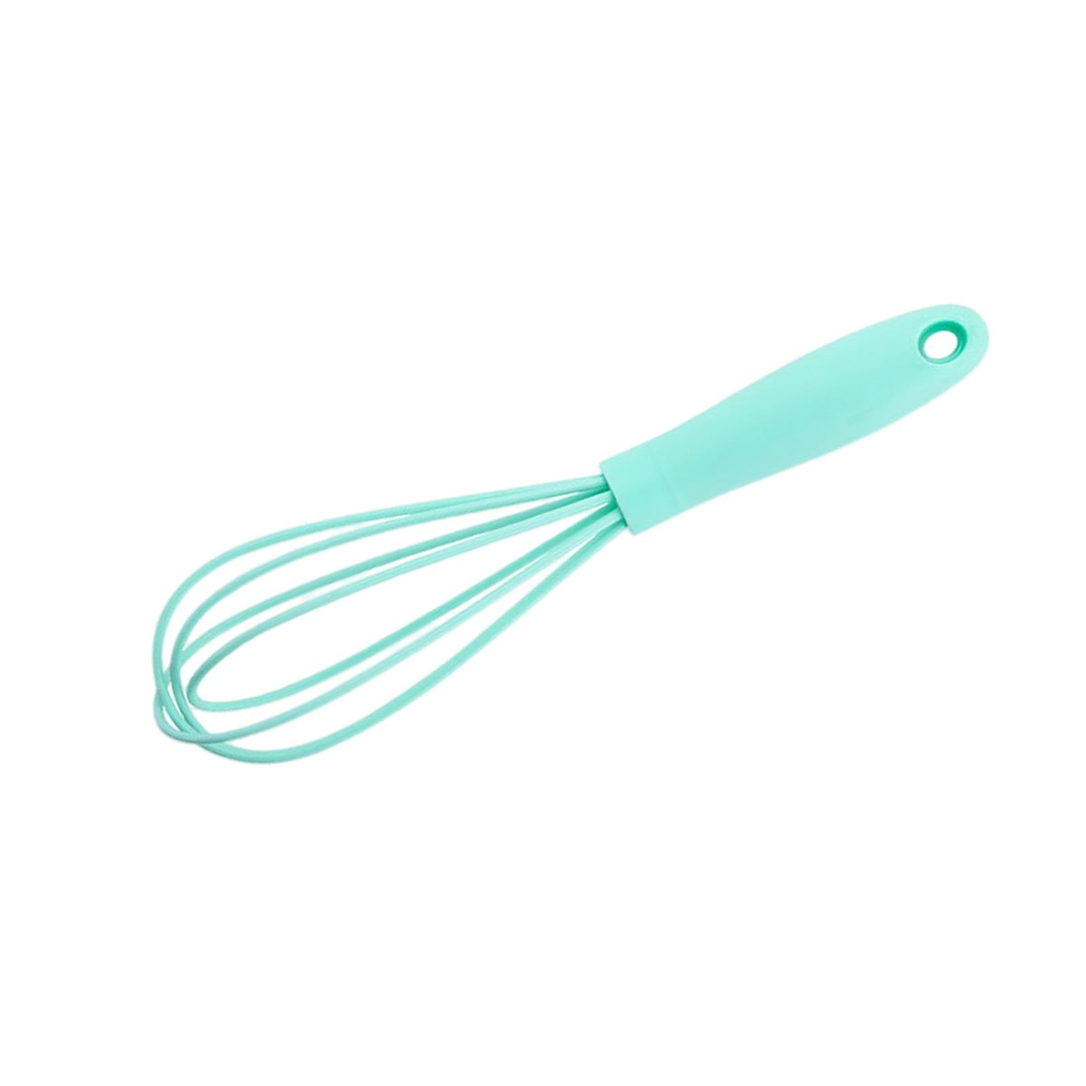 Maxbell Silicone Whisk Kitchen Utensil Non Scratch Mixer Egg Beater Frothing Green