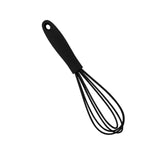 Maxbell Silicone Whisk Kitchen Utensil Non Scratch Mixer Egg Beater Frothing Black