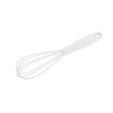 Maxbell Silicone Whisk Kitchen Utensil Non Scratch Mixer Egg Beater Frothing White