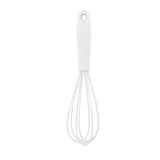 Maxbell Silicone Whisk Kitchen Utensil Non Scratch Mixer Egg Beater Frothing White