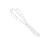 Maxbell Silicone Whisk Kitchen Utensil Non Scratch Mixer Egg Beater Frothing White