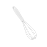 Maxbell Silicone Whisk Kitchen Utensil Non Scratch Mixer Egg Beater Frothing White