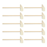 Maxbell 10 Pieces Mini Wooden Hammers Seafood Hammer DIY Mallet for Party Game Props 13x 5cm