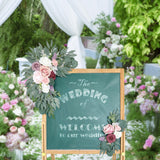 Maxbell Artificial Flower Swag Floral Swag Garland Wedding Arch Flowers Kit for Sign
