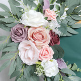 Maxbell Artificial Flower Swag Floral Swag Garland Wedding Arch Flowers Kit for Sign
