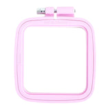 Maxbell Cross Stitch Embroidery Hoop Frame Smooth for Quilting Sewing Kids Adults pink