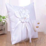 Maxbell 20cm European Rings Pillow Handmade Rings Holder for Party Holiday Ceremony