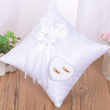 Maxbell 20cm European Rings Pillow Handmade Rings Holder for Party Holiday Ceremony