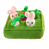 Maxbell Funny Garden Vegetable Plush Toy Snuffle Mat Molars Toy for Baby Pet Cat