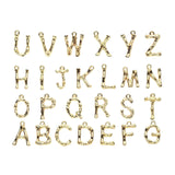 Maxbell Gold 26 Alphabet Charm Pendant for DIY Jewelry Accessories Jewelry Making